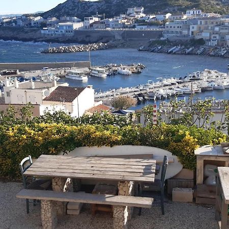 Cabanon Vue Mer Et Calanques Les Goudes Marseille Luaran gambar