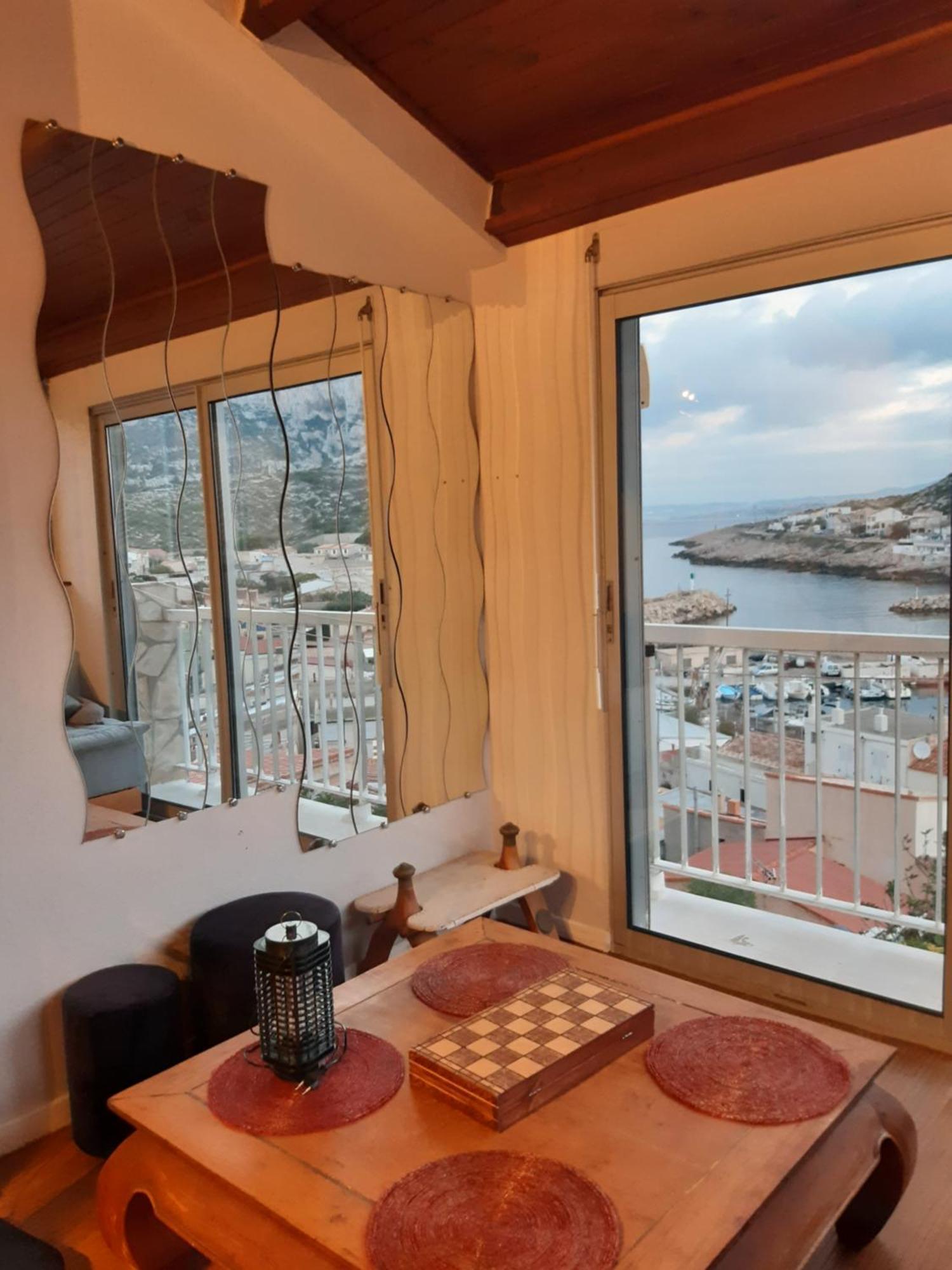 Cabanon Vue Mer Et Calanques Les Goudes Marseille Luaran gambar