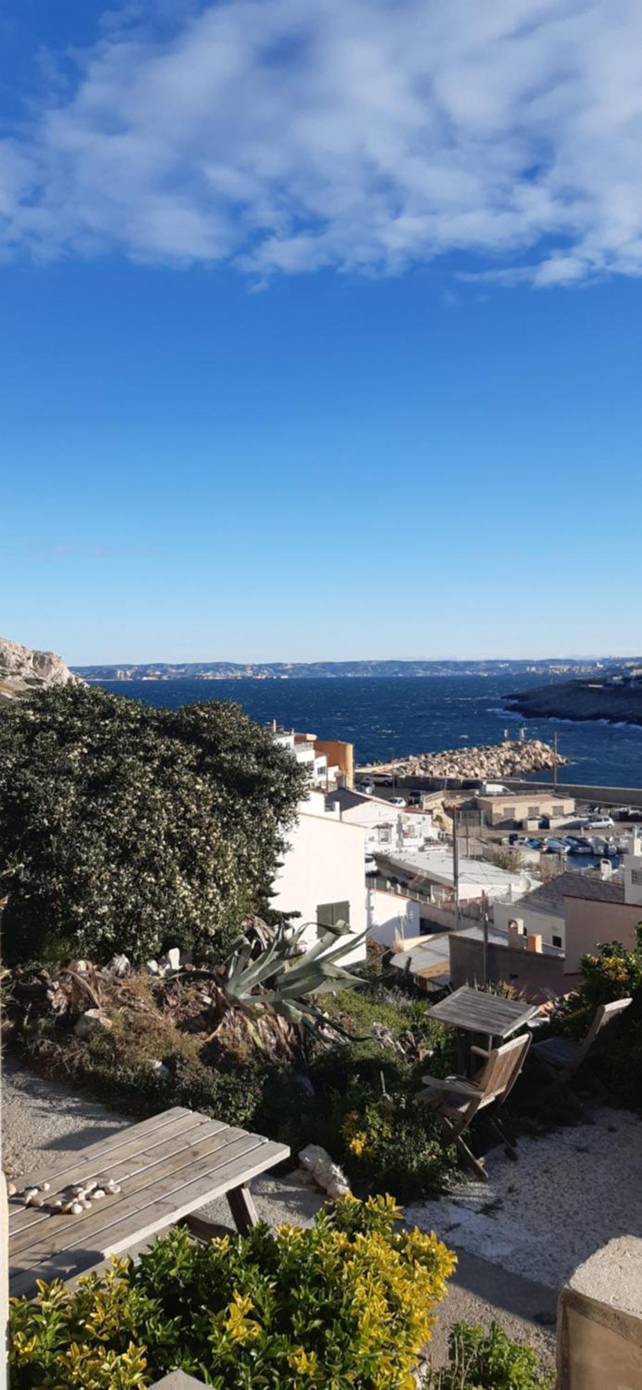 Cabanon Vue Mer Et Calanques Les Goudes Marseille Luaran gambar