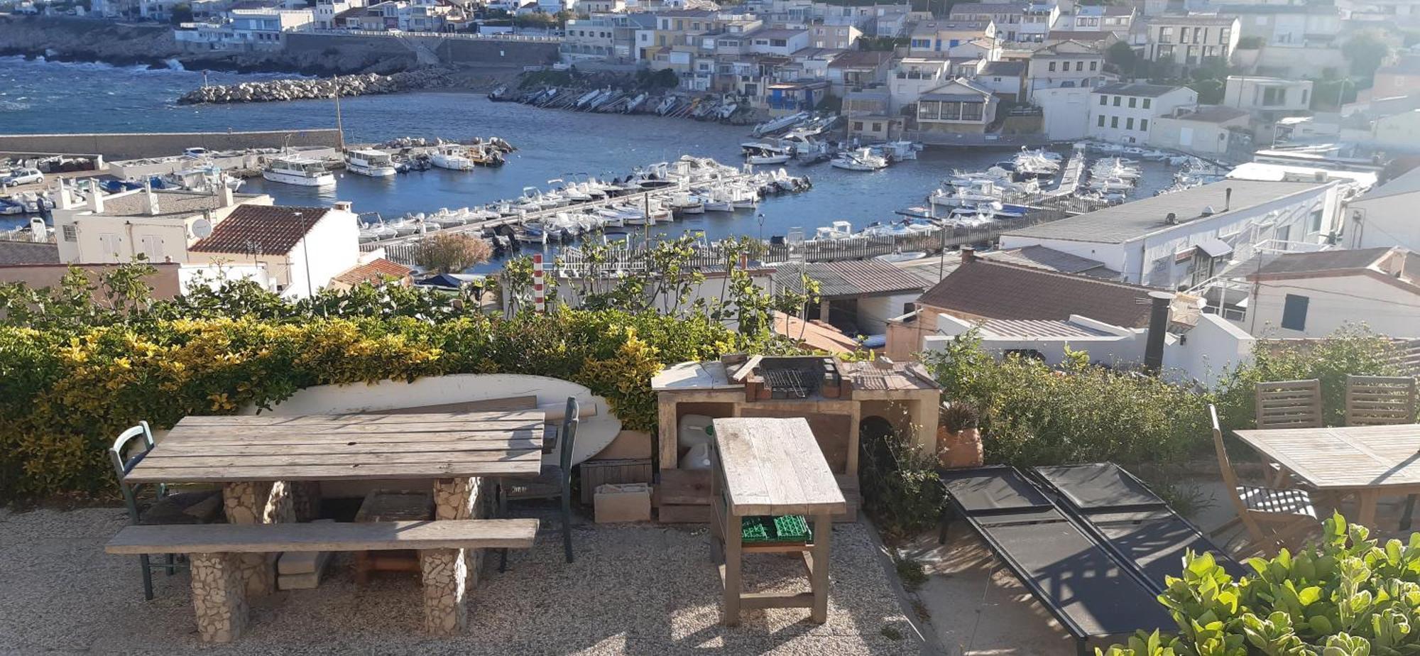 Cabanon Vue Mer Et Calanques Les Goudes Marseille Luaran gambar