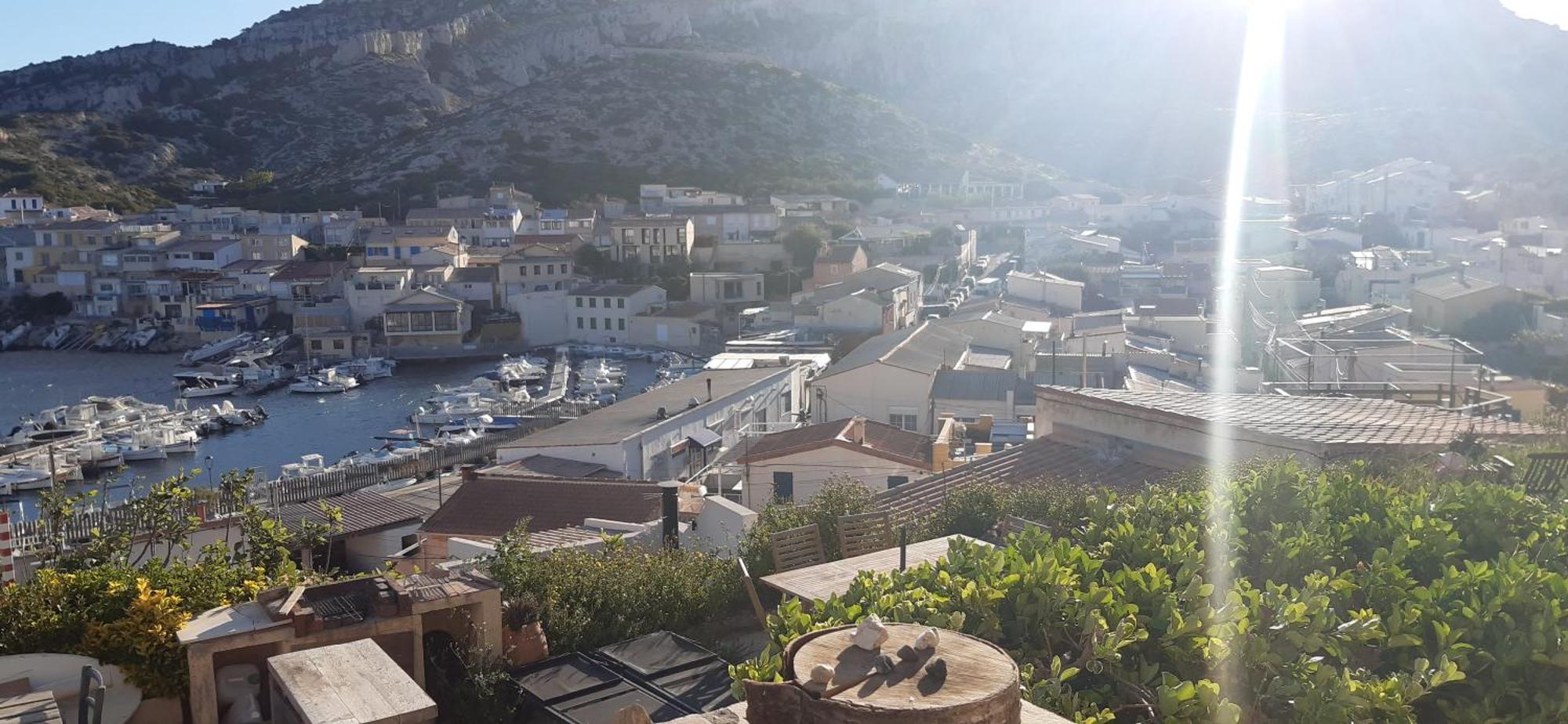 Cabanon Vue Mer Et Calanques Les Goudes Marseille Luaran gambar